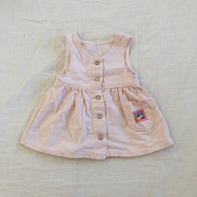 Rare Vintage Lee Pink Denim Dress 24M