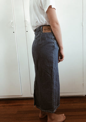 Vintage Havoc Denim Maxi Skirt 8