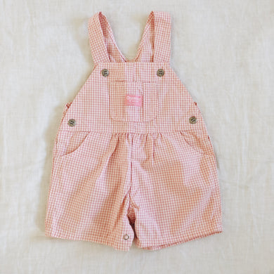 BNWT Vintage OshKosh Gingham Shortalls 6/9M