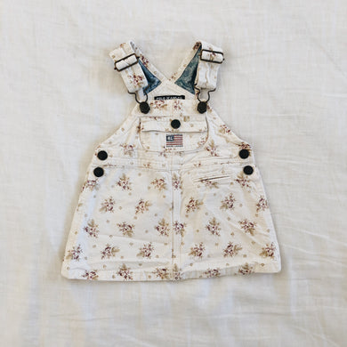 Vintage Ralph Lauren Floral Pinafore 00