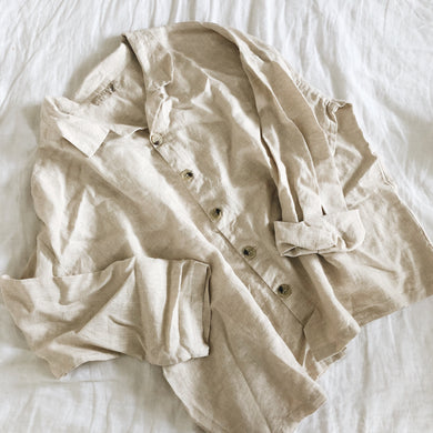 Linen Button Up Shirt