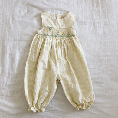 Vintage Seersucker Overalls