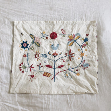 Preloved IKEA Embroidered cushion cover