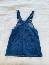 Embroidered Denim Pinafore