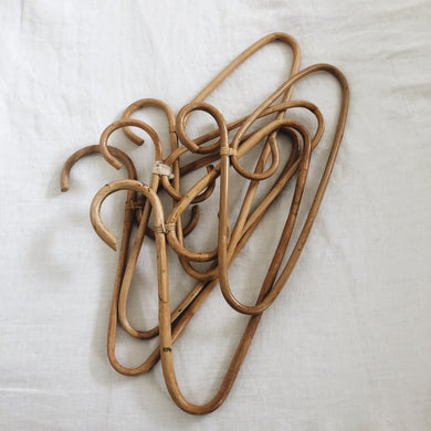 Cane Coathangers Set of 5