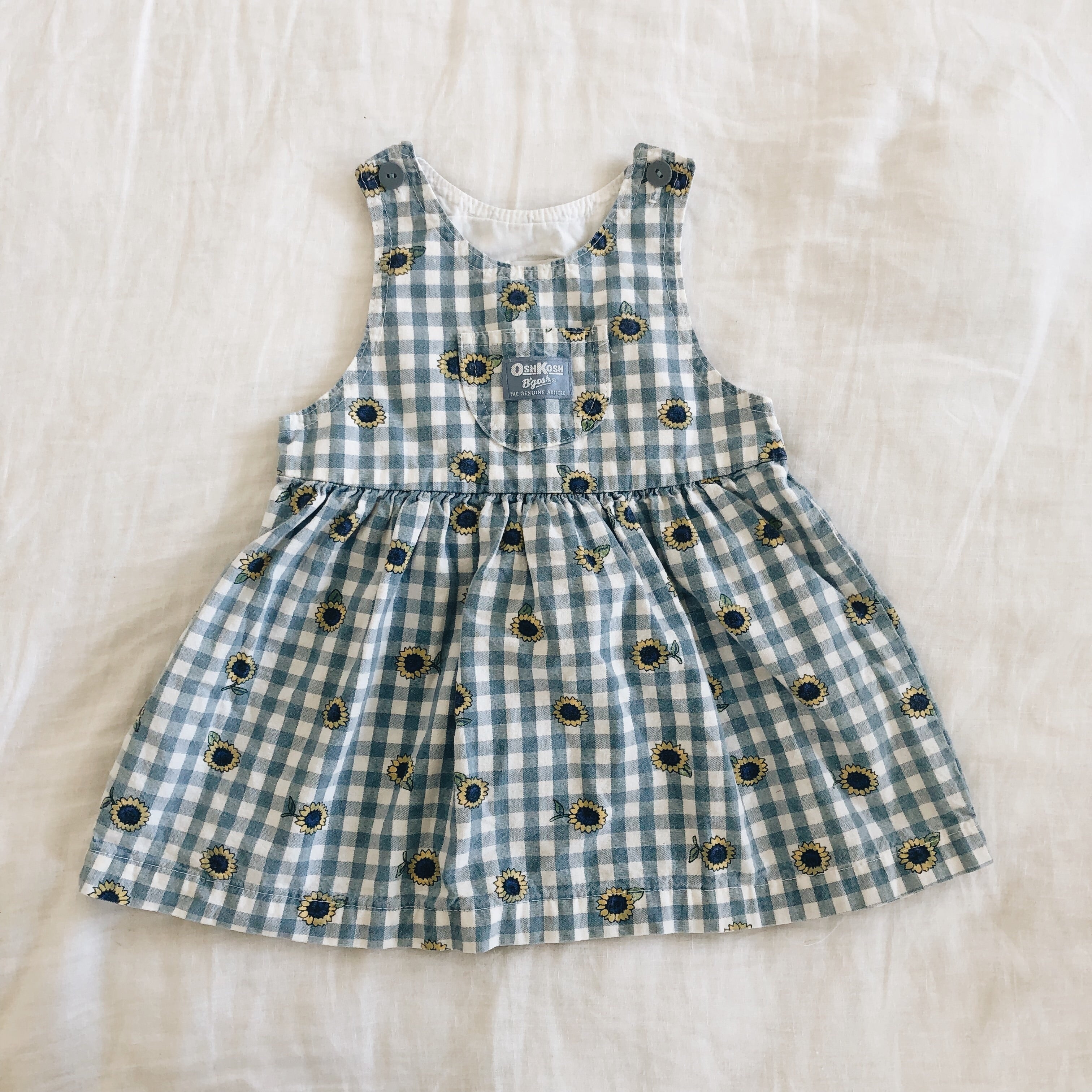 Vintage OshKosh Sunflower Dress – Peaches & Cream Vintage