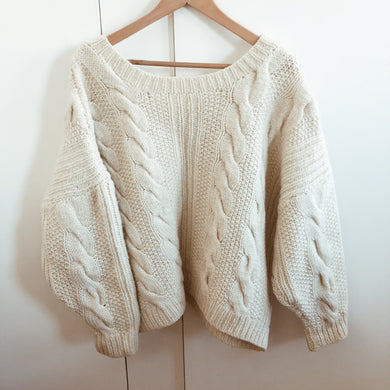 Oversized Hand knitted Jumper