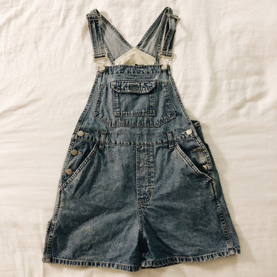 Vintage Denim Shortalls