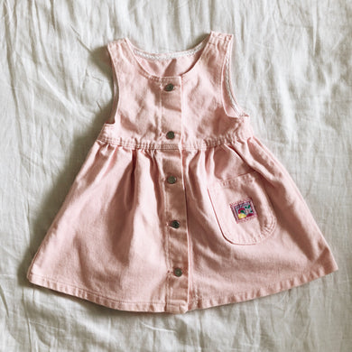 Vintage LEE Pink Denim Dress