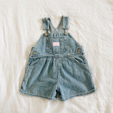 Vintage OshKosh Light Blue Denim Shortalls