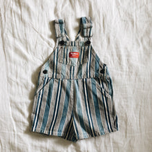 Vintage OshKosh Blue Striped Shortalls