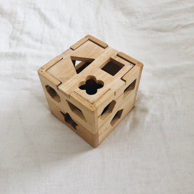 Vintage Handmade Shape Sorter