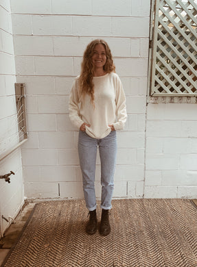 Vintage Lambswool/Angoura Knit Jumper