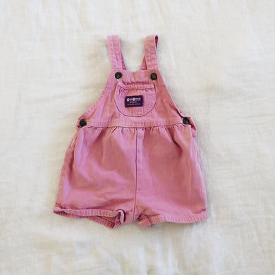 Vintage OshKosh Pink Shortalls 2T