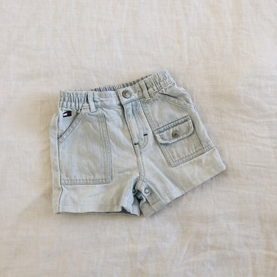 Tommy Hilfiger Light Denim Shorts 18/24M