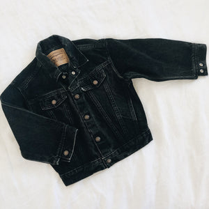 Rare Vintage Levi’s Black Denim Jacket