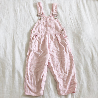 Vintage OshKosh Pink Stripe Overalls