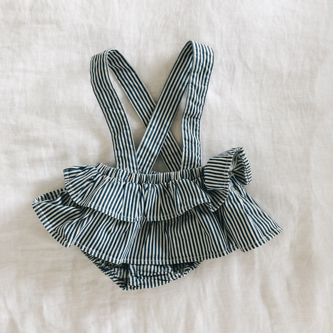 Country Road Striped Romper